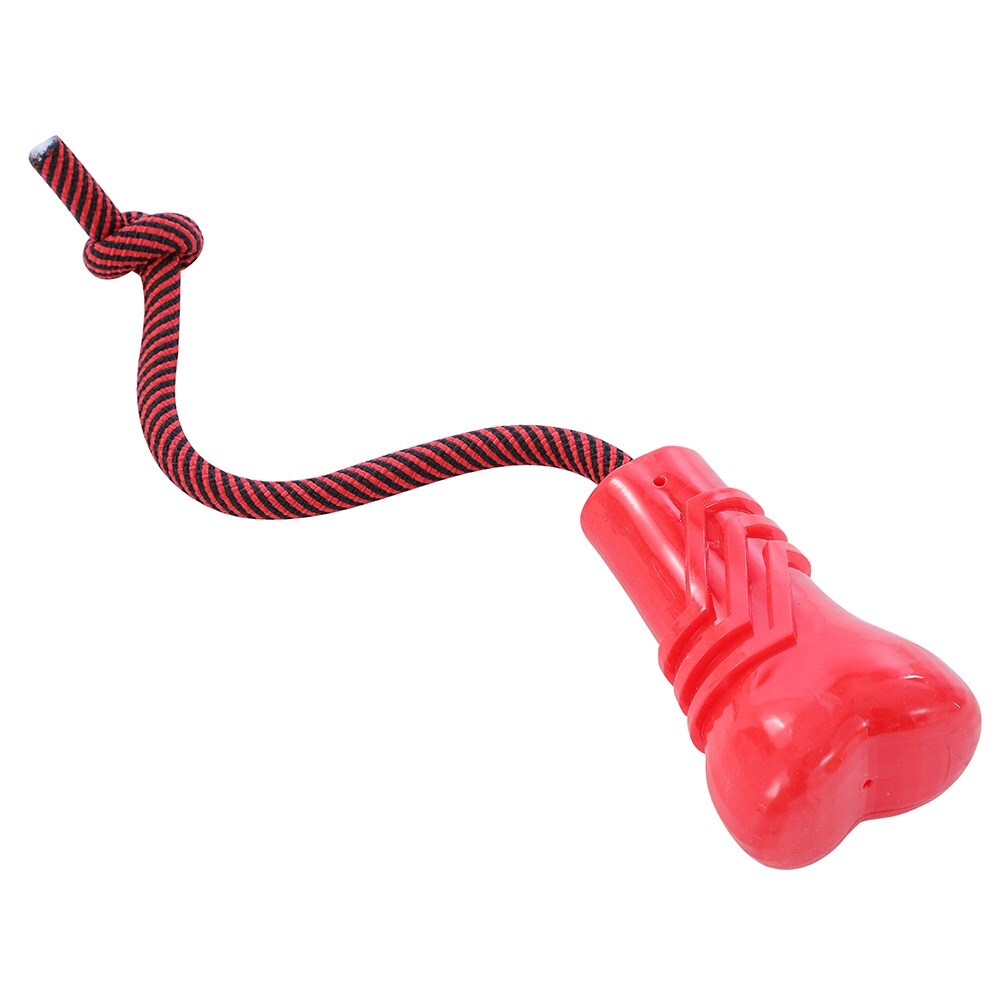 19938-paws-claws-23x7-6x5-8cm-tri-sport-bone-tugger-dog-pet-toy-red