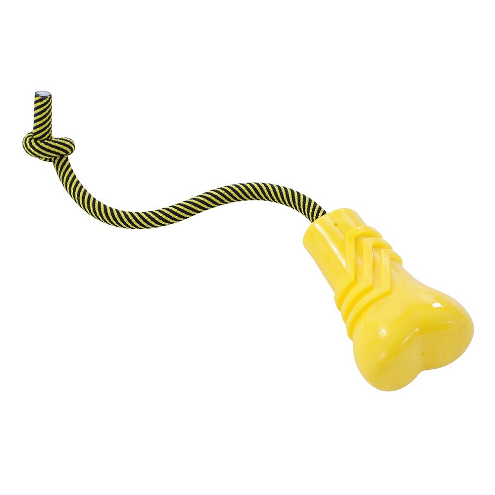 19945-paws-claws-23x7-6x5-8cm-tri-sport-bone-tugger-dog-pet-toy-yellow