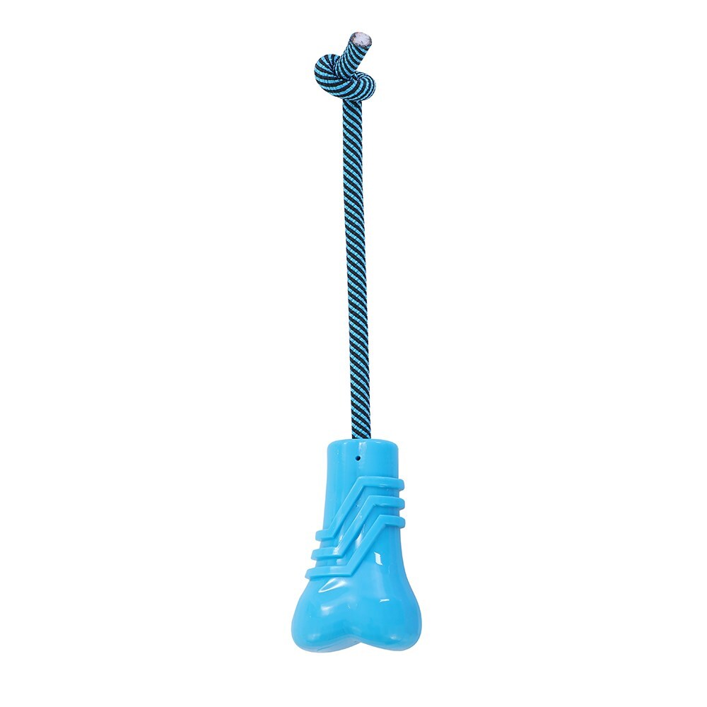 19952-paws-claws-23x7-6x5-8cm-tri-sport-bone-tugger-dog-pet-toy-blue