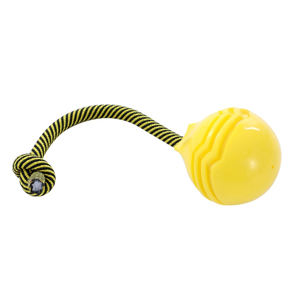 19976-paws-claws-18x7-8x7-8cm-tri-sport-ball-tugger-dog-pet-toy-yellow