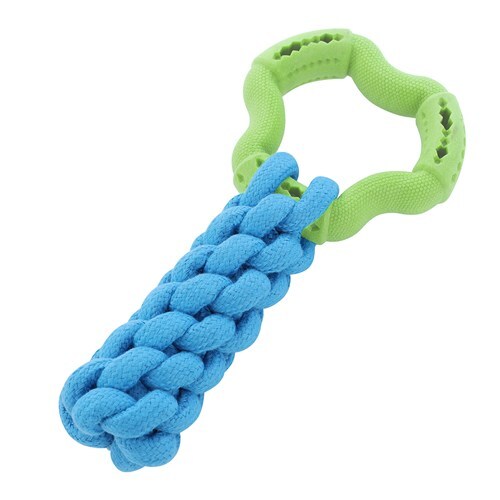 19990-paws-claws-fetch-n-play-ring-rope-tugger-dog-pet-toy-assorted-24x12x6cm