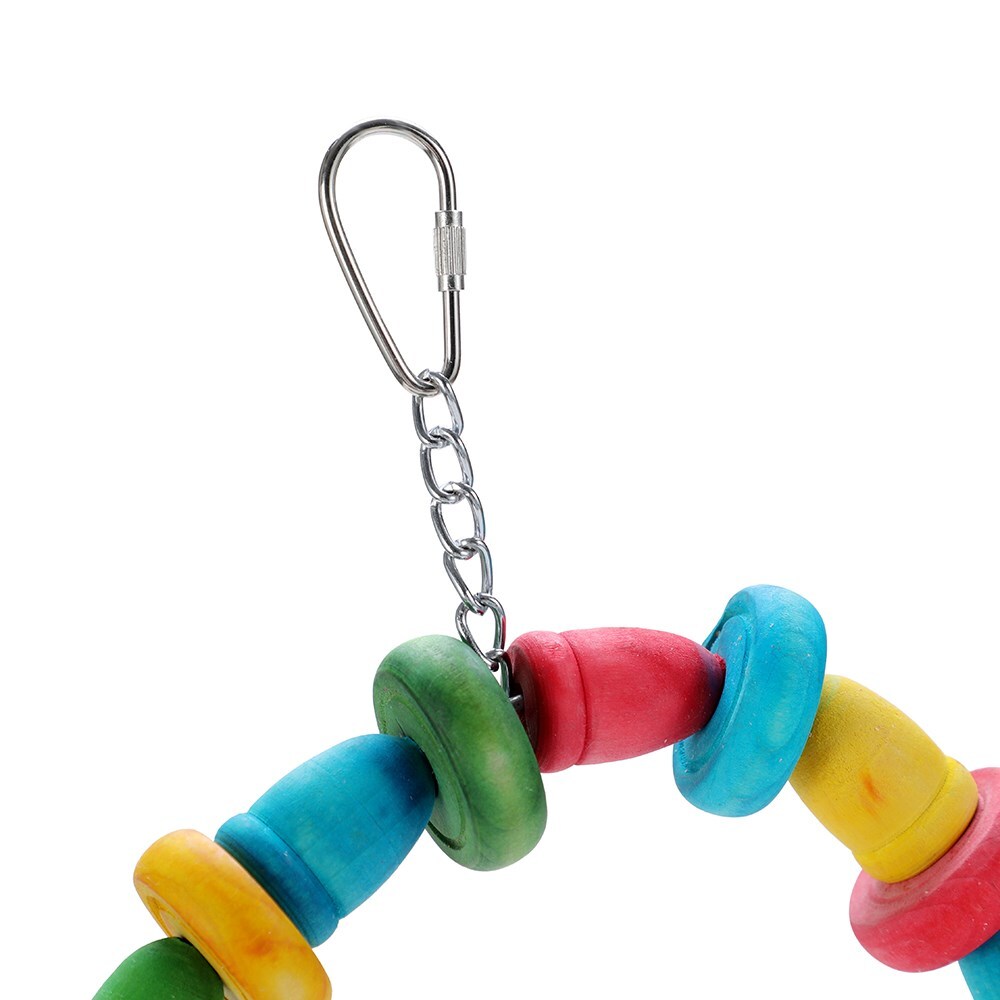 20125-paws-claws-22x18cm-rainbow-swing-parrot-pet-bird-toy