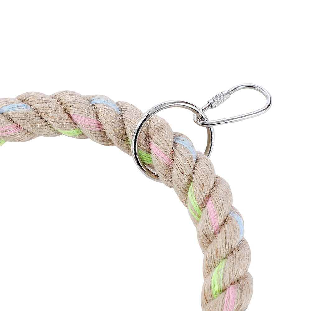 20194-paws-claws-16cm-jute-ring-parrot-pet-bird-toy-small