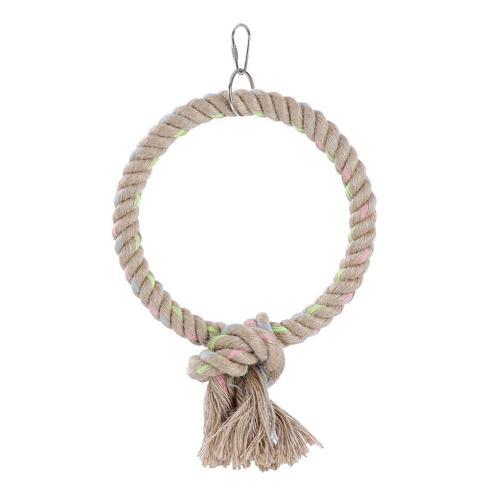 20200-paws-claws-20cm-jute-ring-parrot-pet-bird-toy-medium