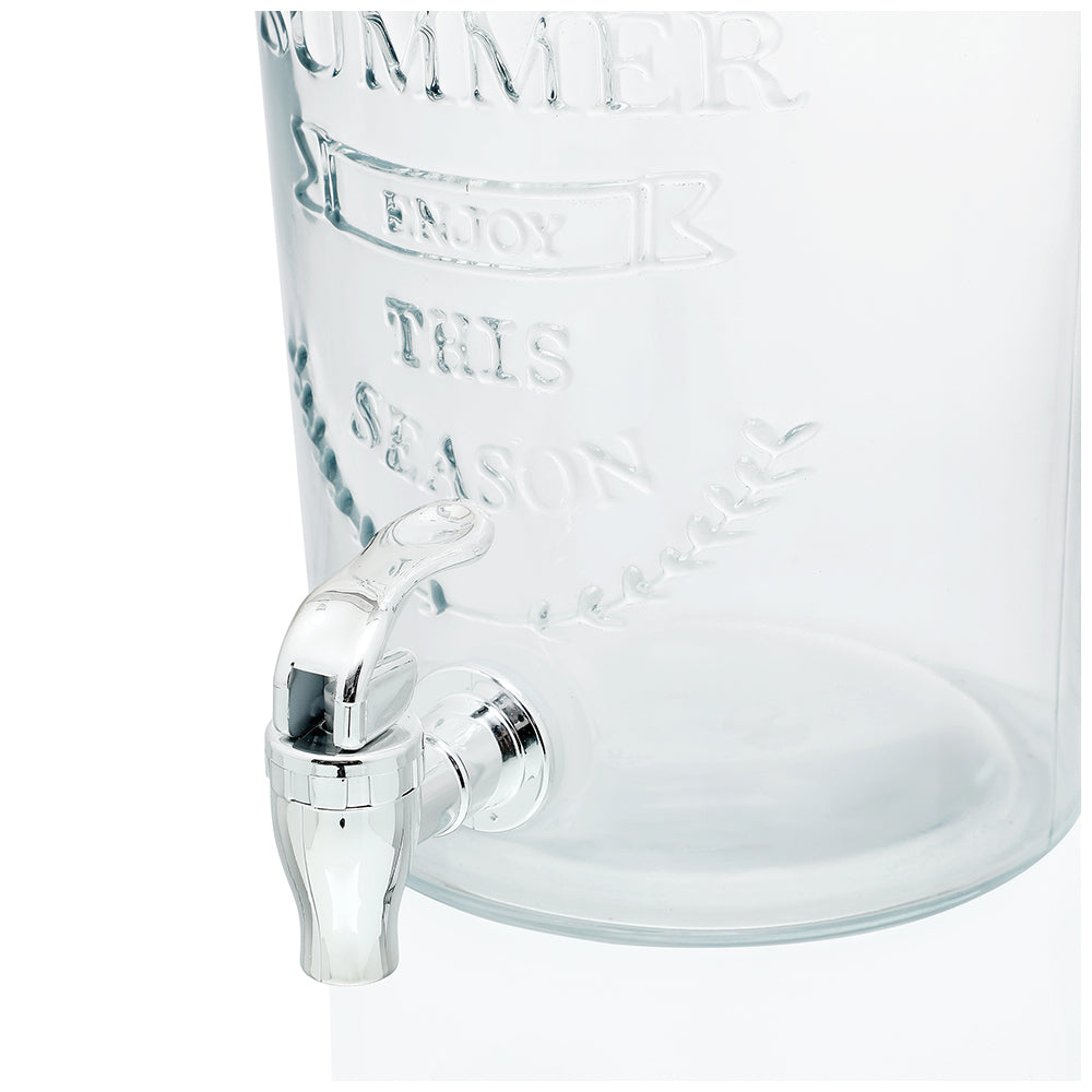 20439-lemon-lime-3l-glass-drink-dispenser-clip-lid