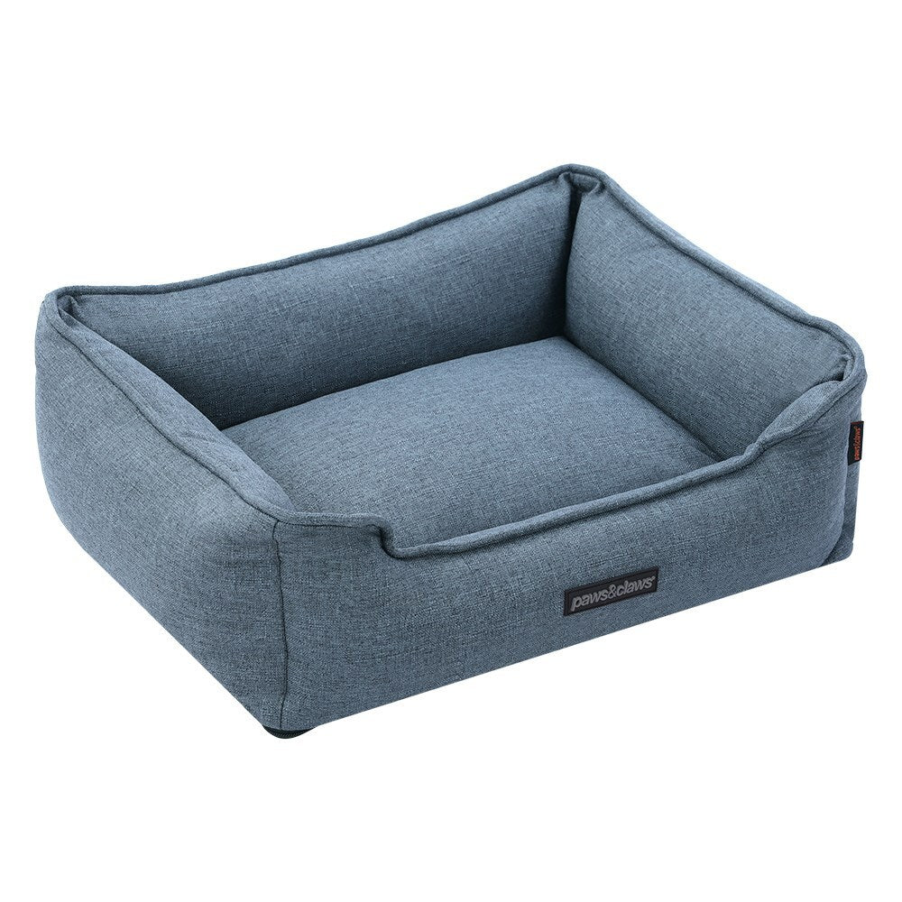 20774-paws-claws-60x50cm-pia-walled-pet-bed-medium-denim