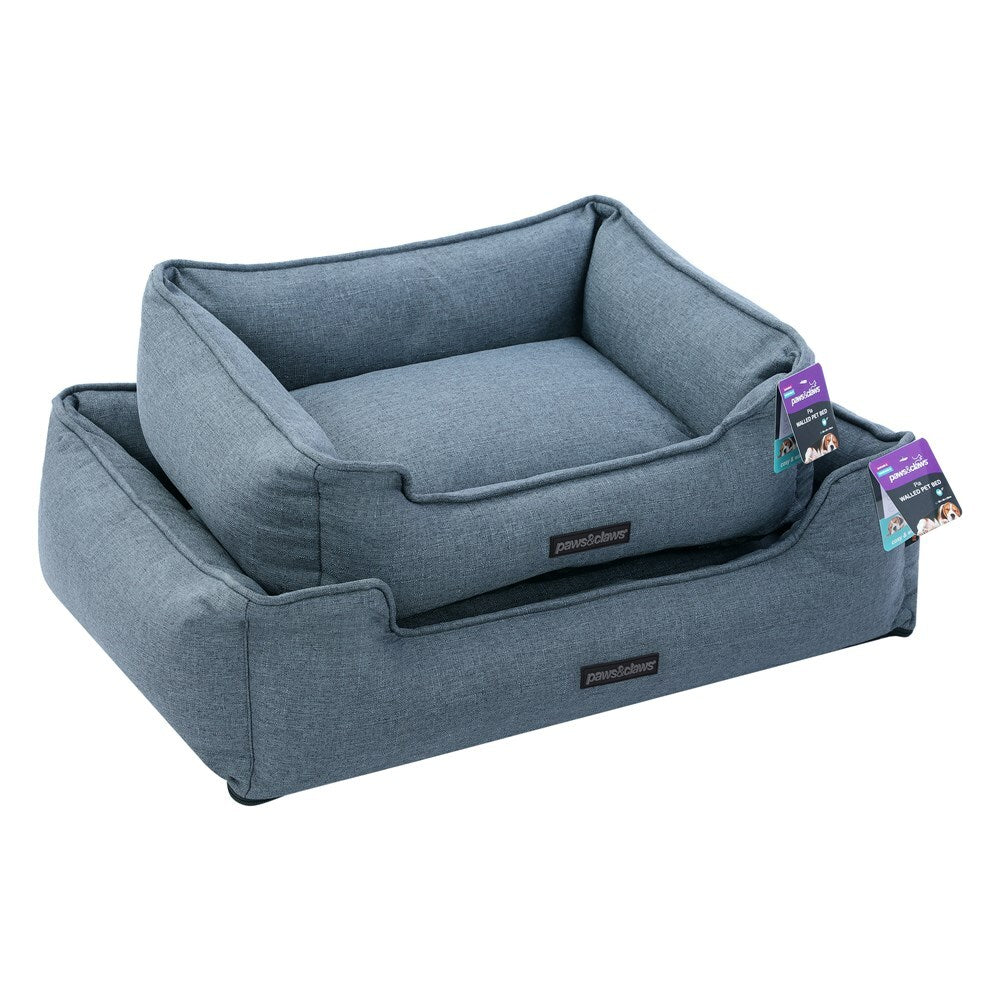 20774-paws-claws-60x50cm-pia-walled-pet-bed-medium-denim