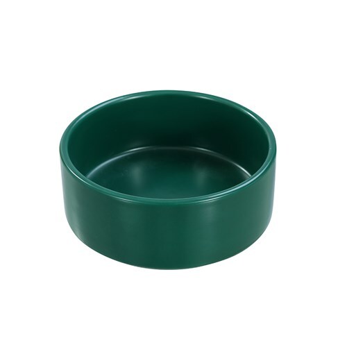 21603-paws-claws-13cm-380ml-ceramic-pet-bowl-assorted-white-green-grey