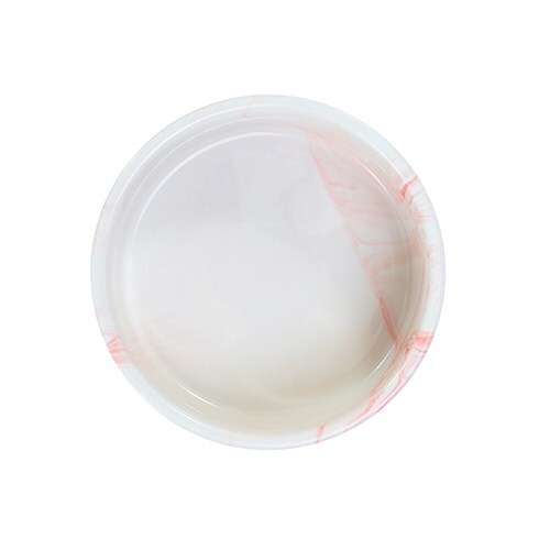 21634-paws-claws-13cm-380ml-ceramic-pet-bowl-marble-assorted-grey-pink