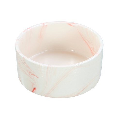 21641-paws-claws-16cm-950ml-ceramic-pet-bowl-marble-assorted-grey-pink