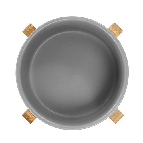 21696-paws-claws-16cm-950ml-ceramic-pet-bowl-w-bamboo-stand-assorted