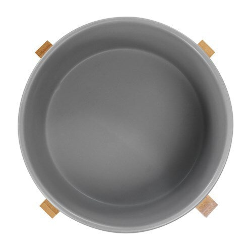 21702-paws-claws-19cm-1-8l-ceramic-pet-bowl-w-bamboo-stand-assorted