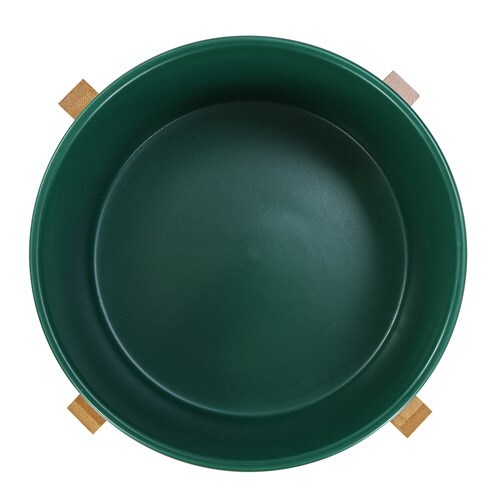 21702-paws-claws-19cm-1-8l-ceramic-pet-bowl-w-bamboo-stand-assorted