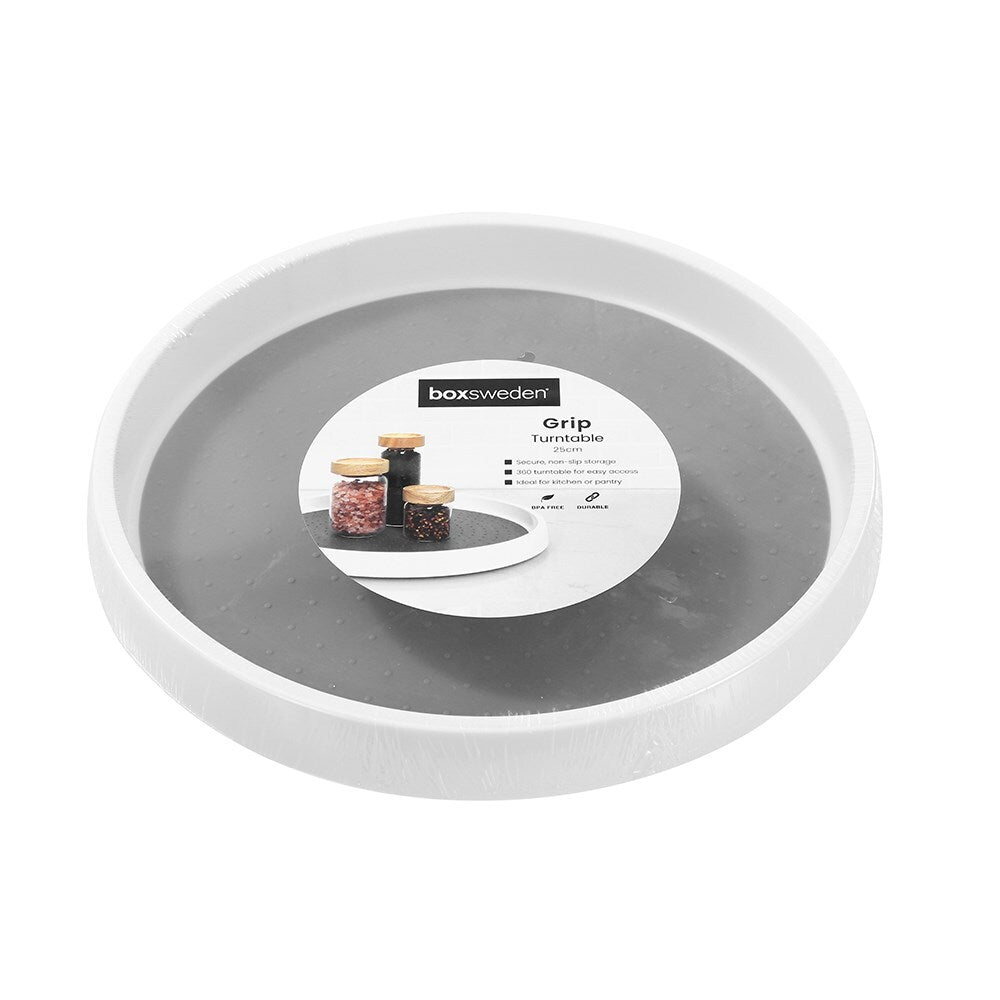 23065-boxsweden-grip-25cm-turntable-shelf-kitchen-pantry-organiser-assorted