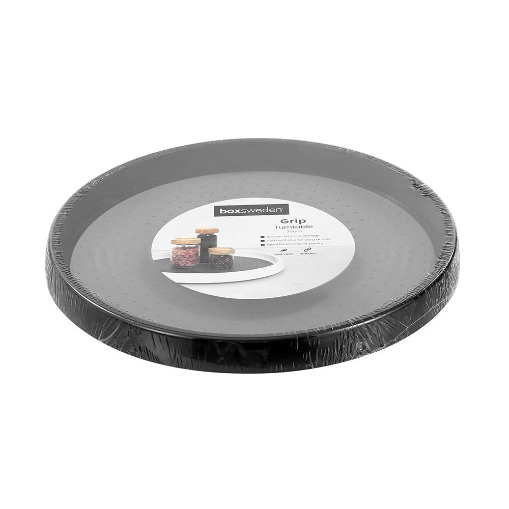 23072-boxsweden-grip-30cm-turntable-shelf-kitchen-pantry-organiser-assorted
