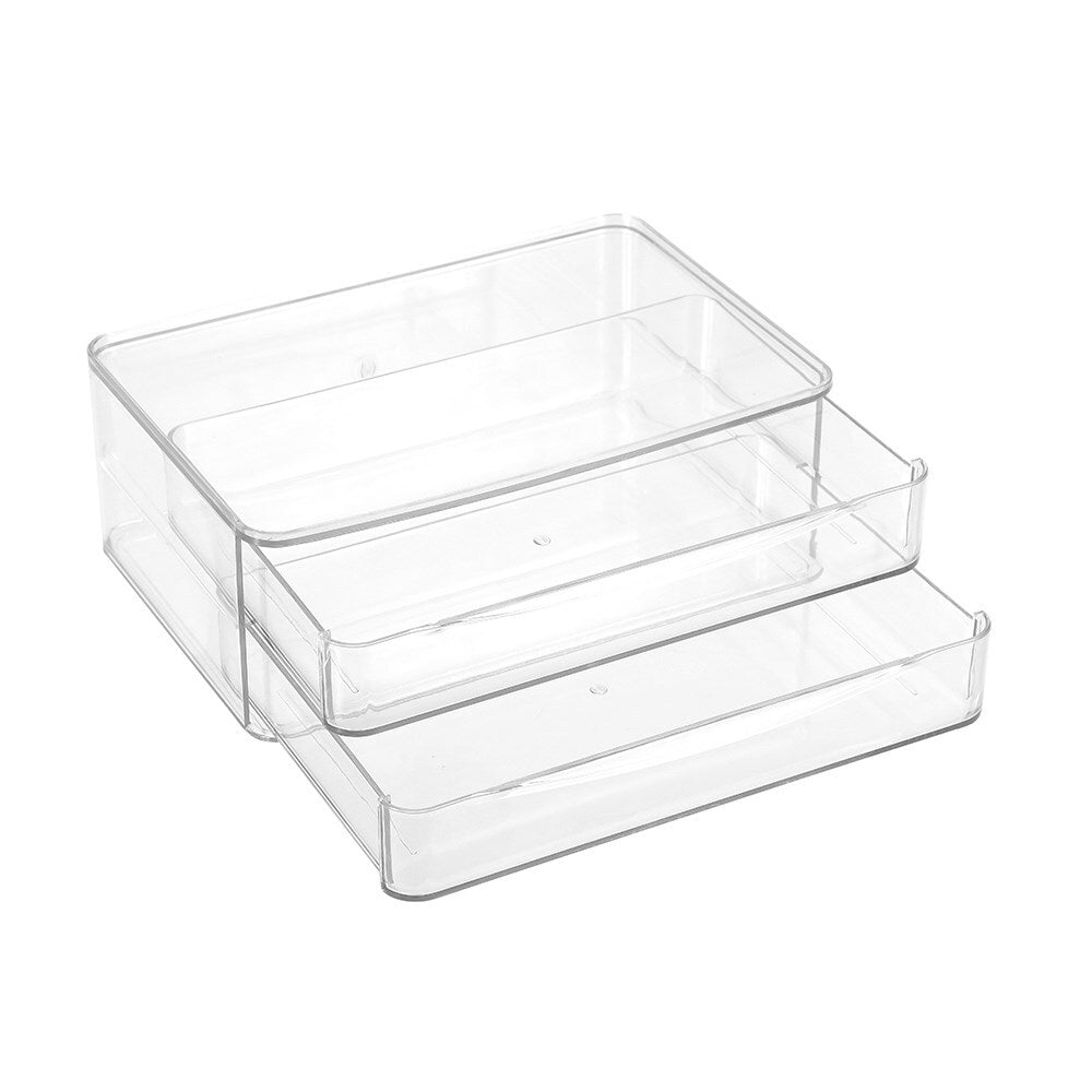 23119-boxsweden-crystal-2-drawer-25x9-5cm-storage-unit-clear
