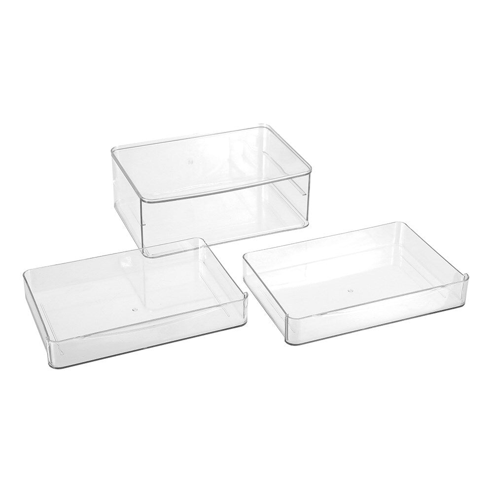 23119-boxsweden-crystal-2-drawer-25x9-5cm-storage-unit-clear