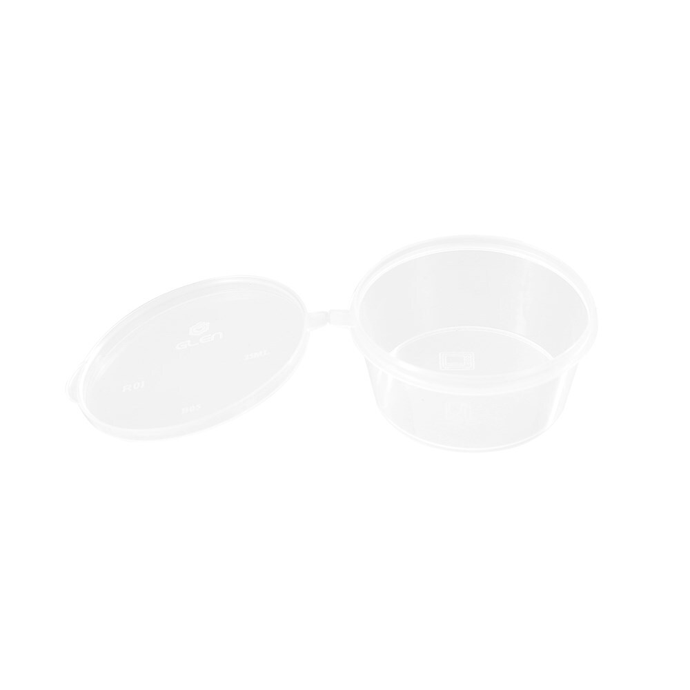 24192-30pk-lemon-lime-25ml-reusable-sauce-container-w-hinge-lid