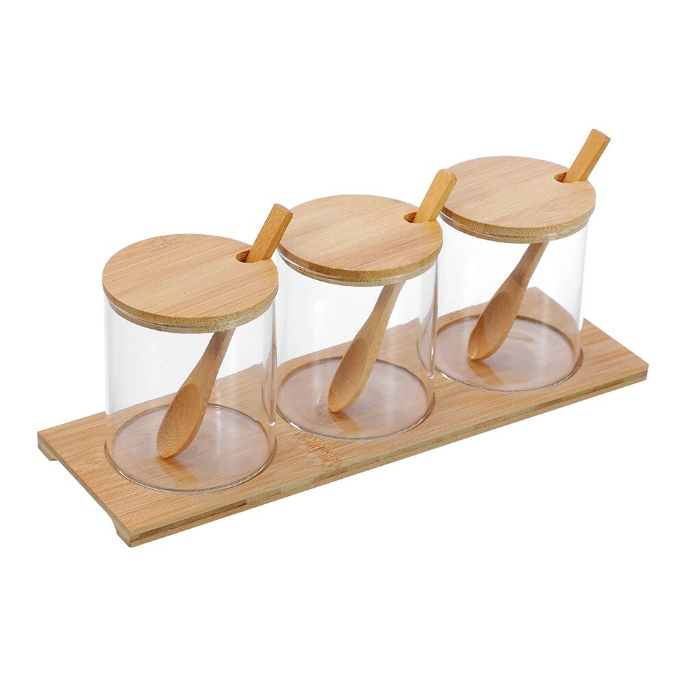 24437-3pc-boxsweden-camden-380ml-glass-spice-jar-w-bamboo-tray-spoons