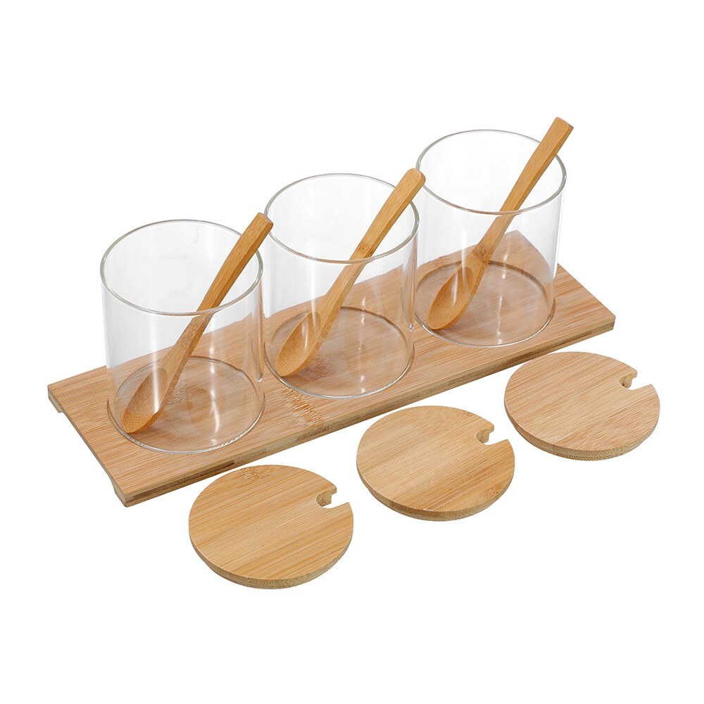 24437-3pc-boxsweden-camden-380ml-glass-spice-jar-w-bamboo-tray-spoons