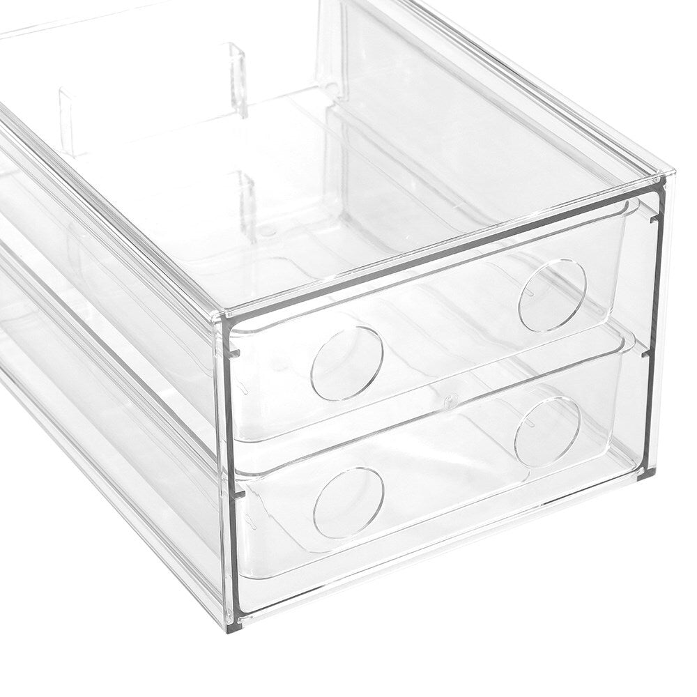 25410-boxsweden-crystal-27x16cm-stackable-2-drawer-storage-clear