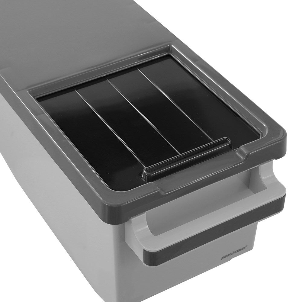 27094-paws-claws-44x21-5cm-12l-pet-food-storer-container