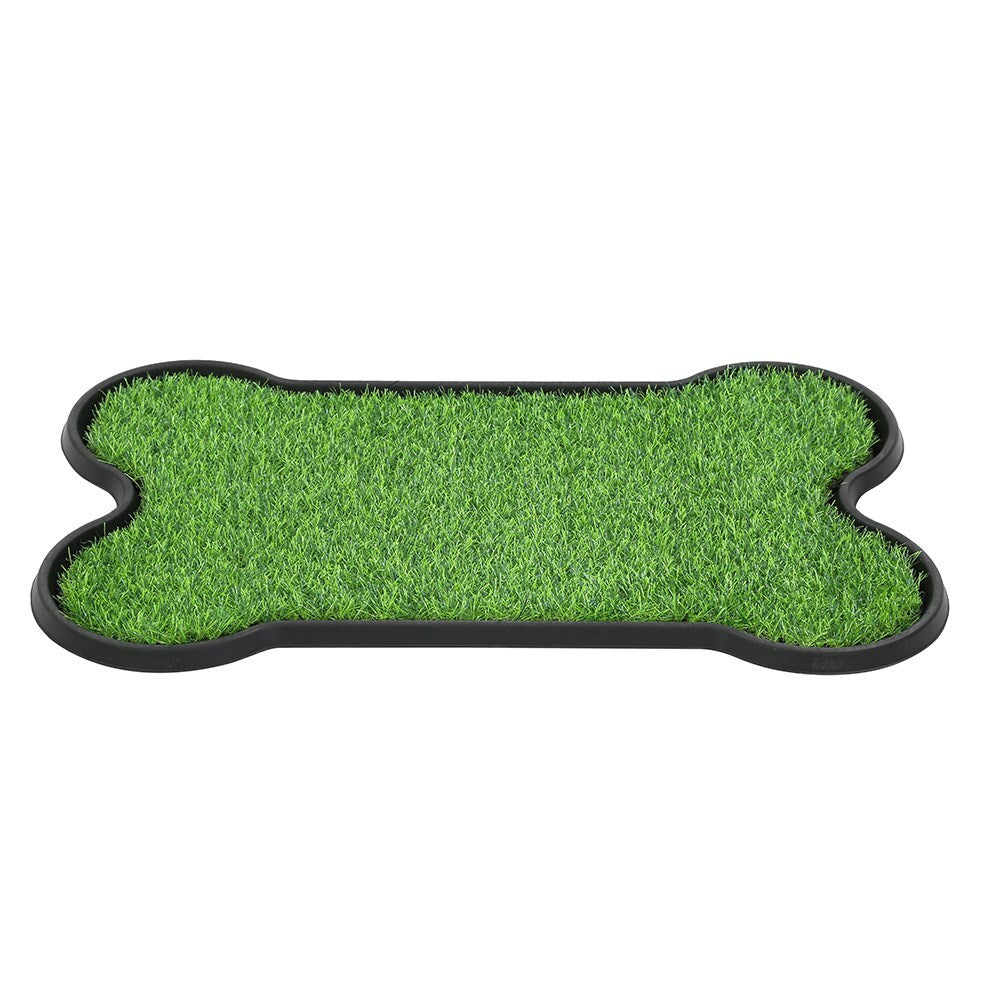27179-paws-claws-pet-bone-shape-43x3cm-potty-grass-tray-green
