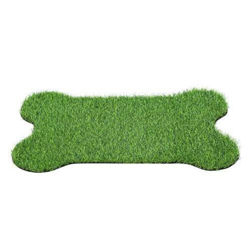 27179-paws-claws-pet-bone-shape-43x3cm-potty-grass-tray-green