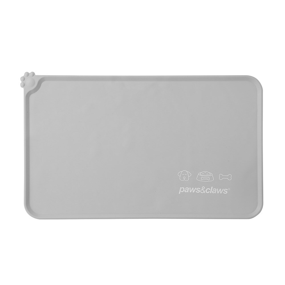 27216-paws-claws-pet-49x30cm-non-slip-rectangle-silicone-food-mat-assorted