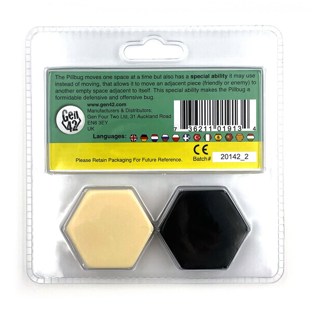 27543-2pc-gen42-hive-pillbug-expansion-pieces-tile-game-set