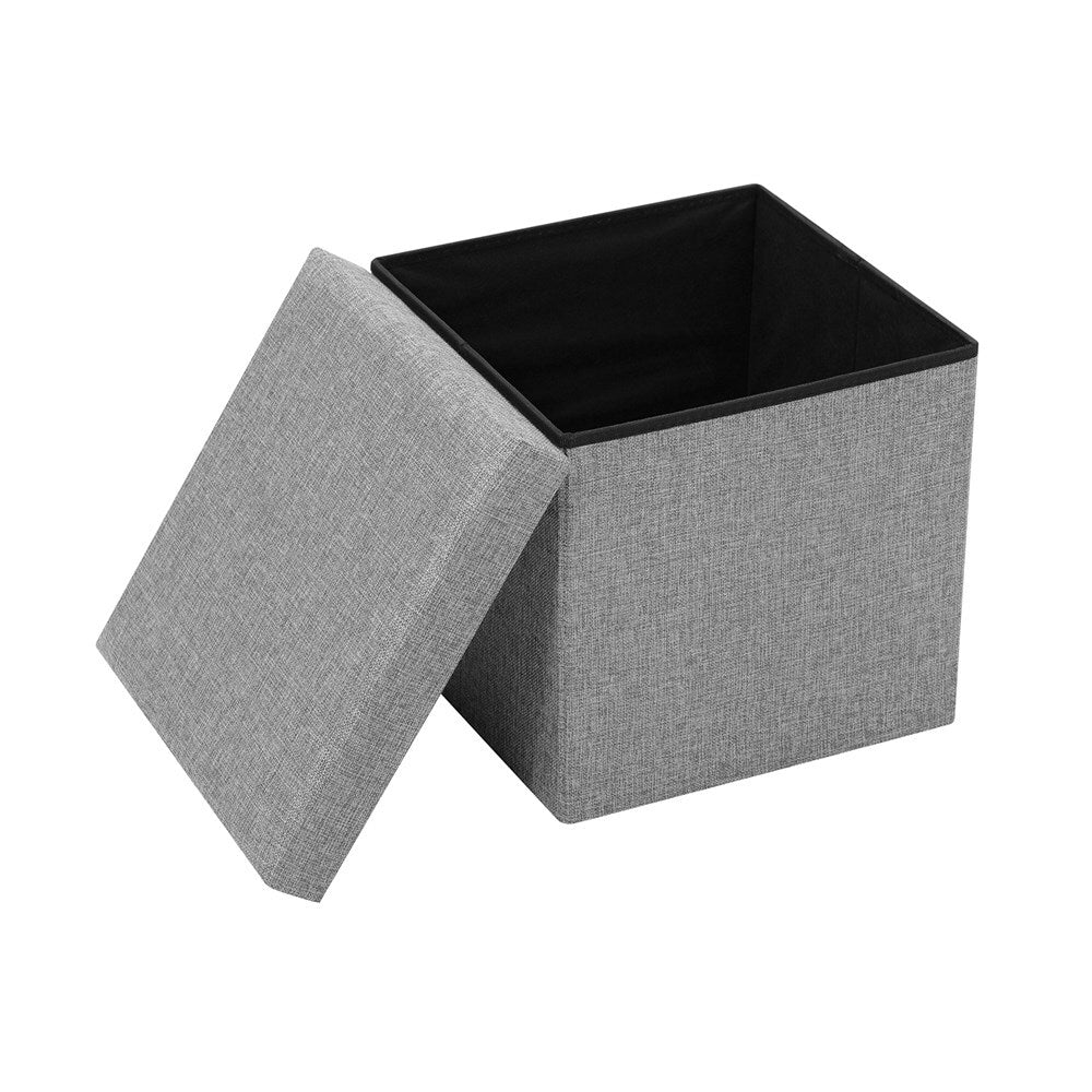 27681-boxsweden-38x36cm-ottoman-storage-cube-faux-linen-grey