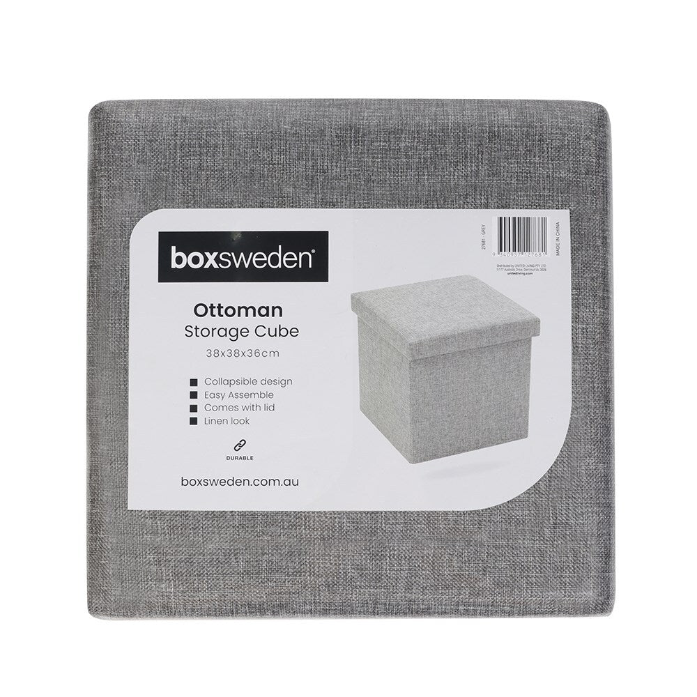 27681-boxsweden-38x36cm-ottoman-storage-cube-faux-linen-grey