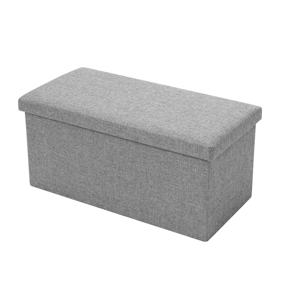 27698-boxsweden-76x36cm-ottoman-storage-cube-faux-linen-grey