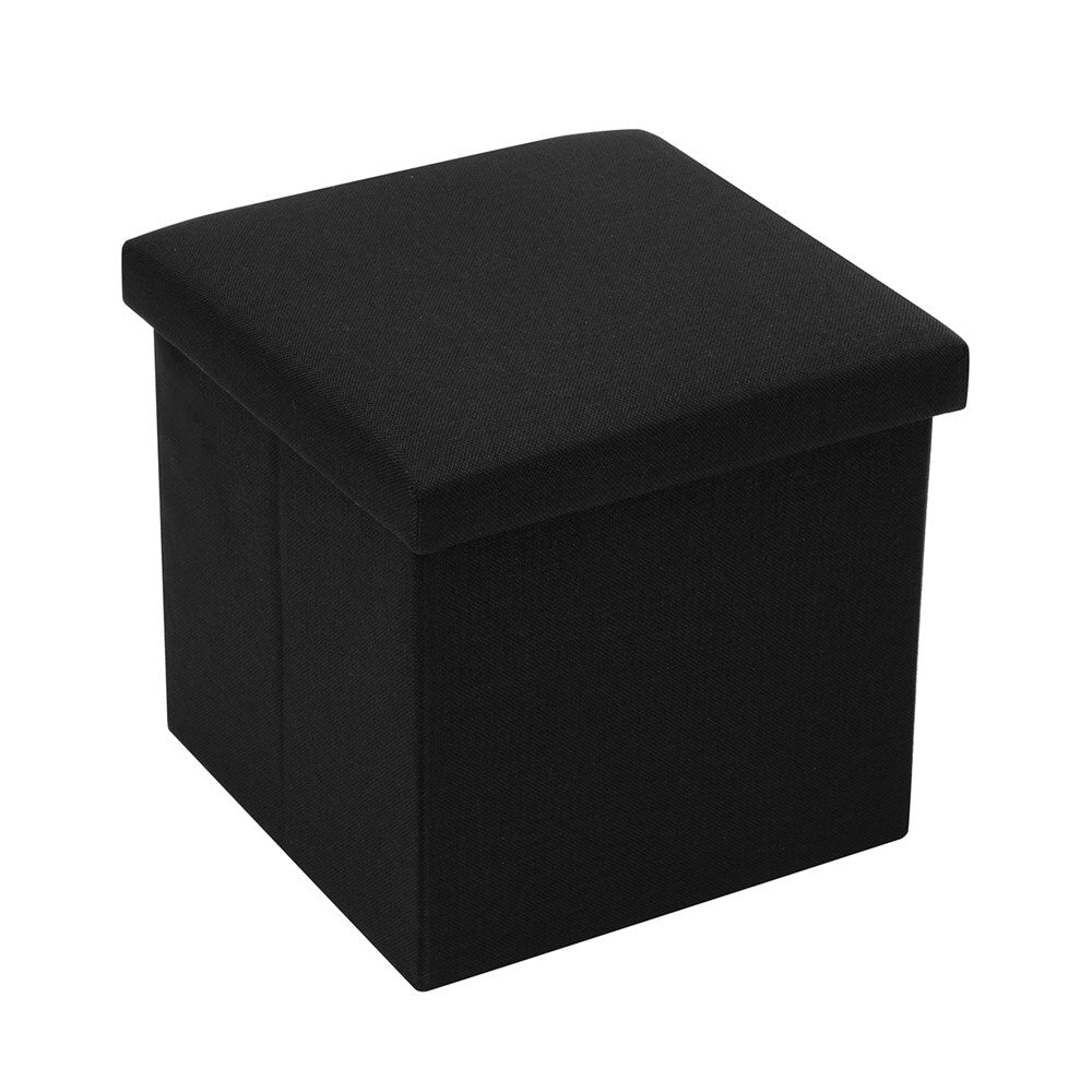 27728-boxsweden-38x36cm-ottoman-storage-cube-faux-linen-black