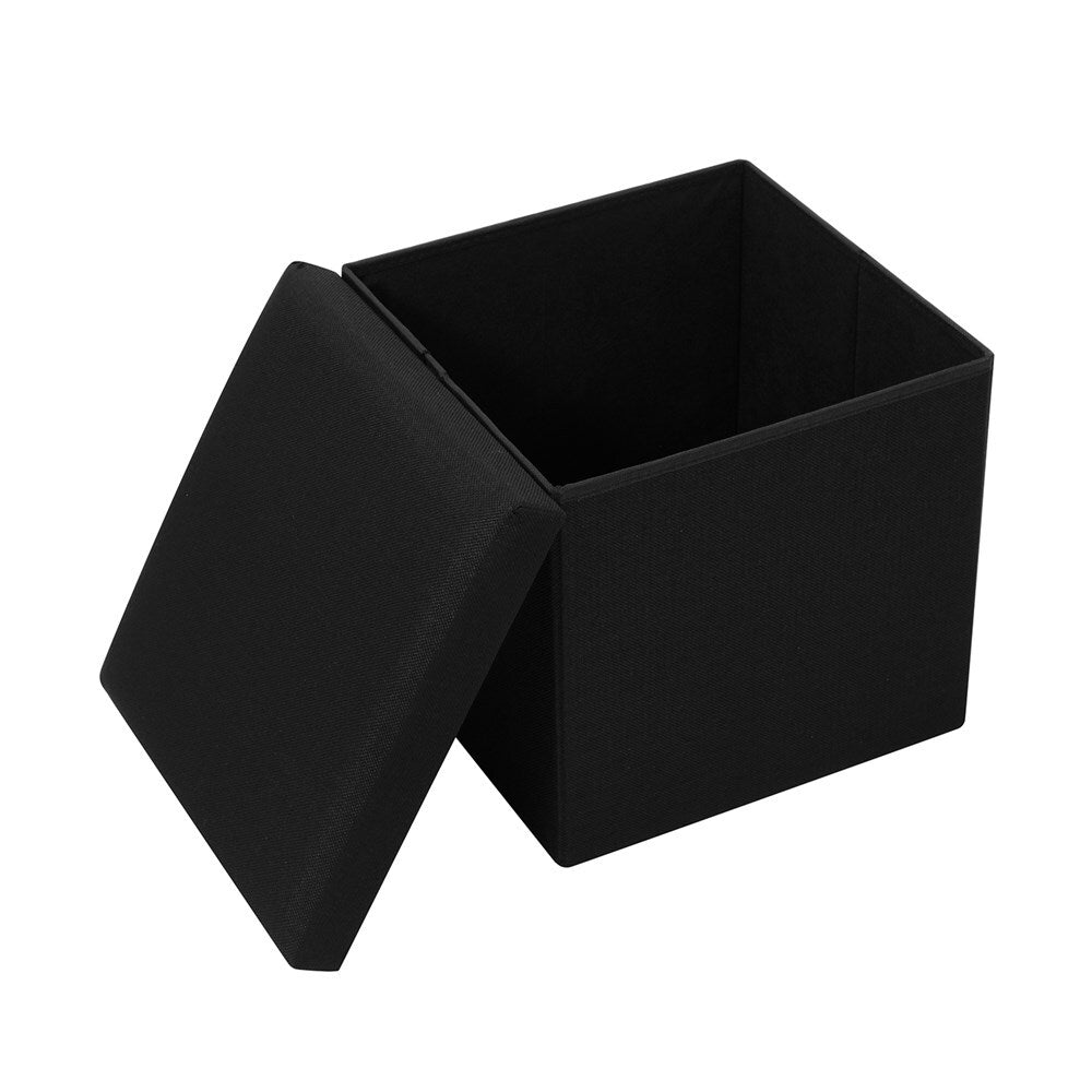 27728-boxsweden-38x36cm-ottoman-storage-cube-faux-linen-black