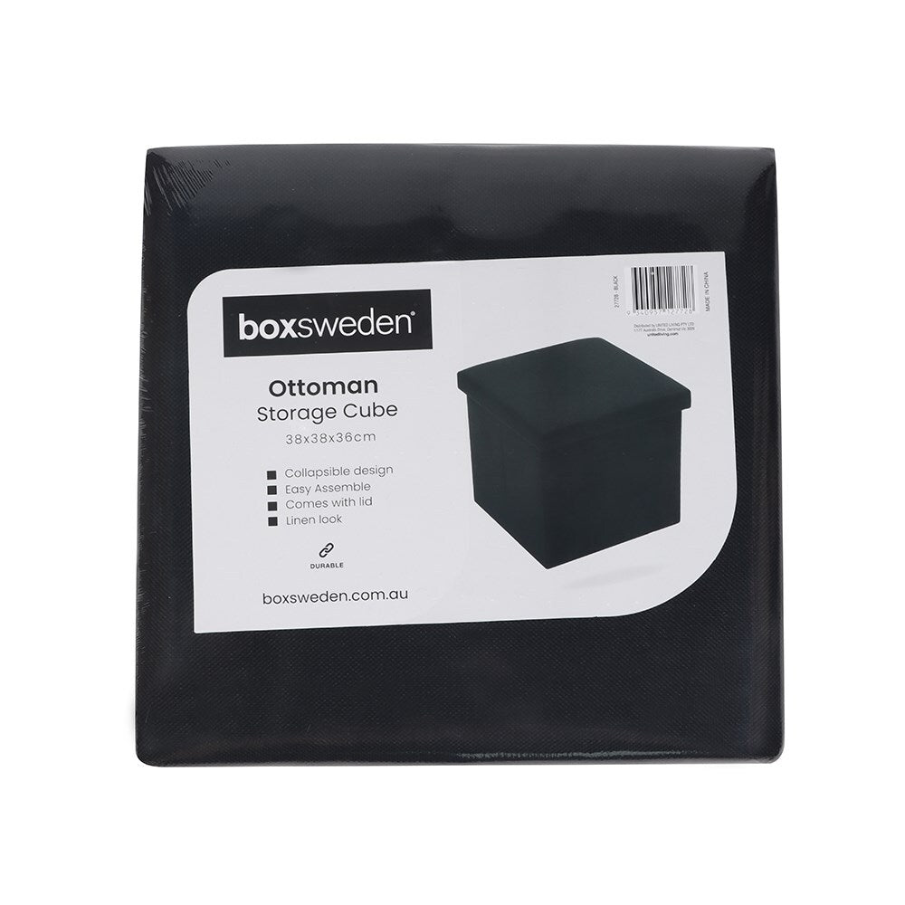 27728-boxsweden-38x36cm-ottoman-storage-cube-faux-linen-black