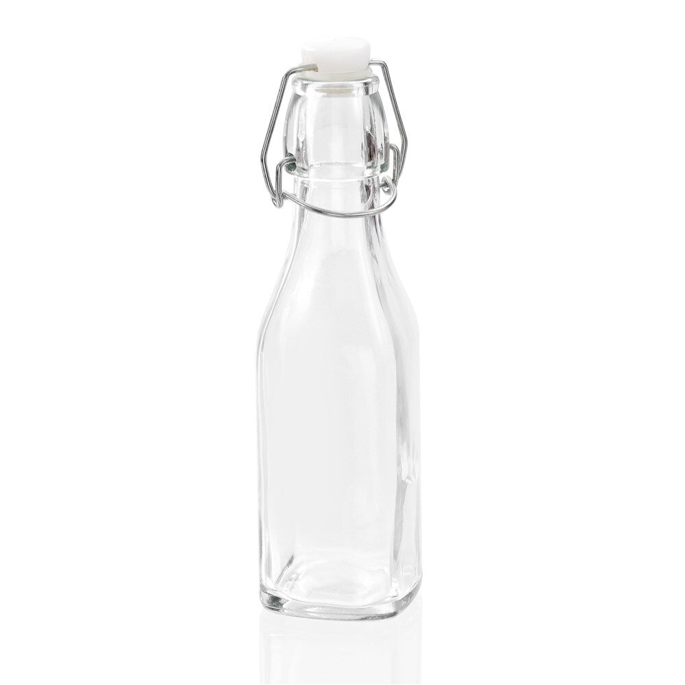 28695-lemon-lime-square-260ml-glass-bottle-w-clip-lid-clear