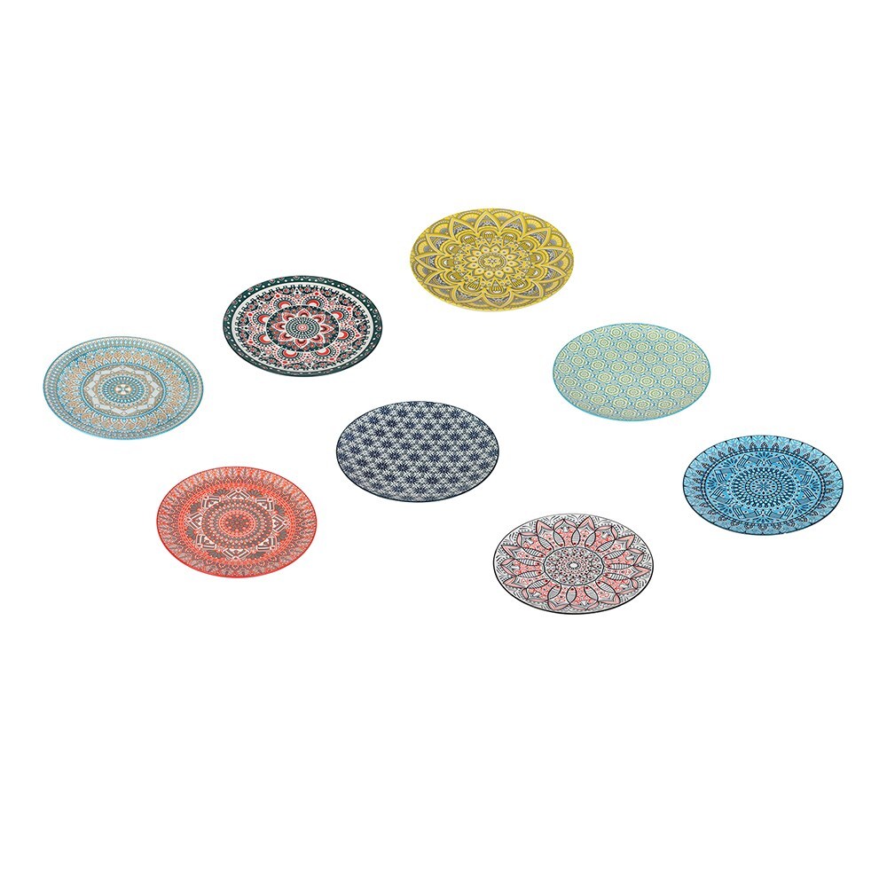 28893-lemon-lime-moroccan-deco-26-5cm-ceramic-dinner-plate-assorted