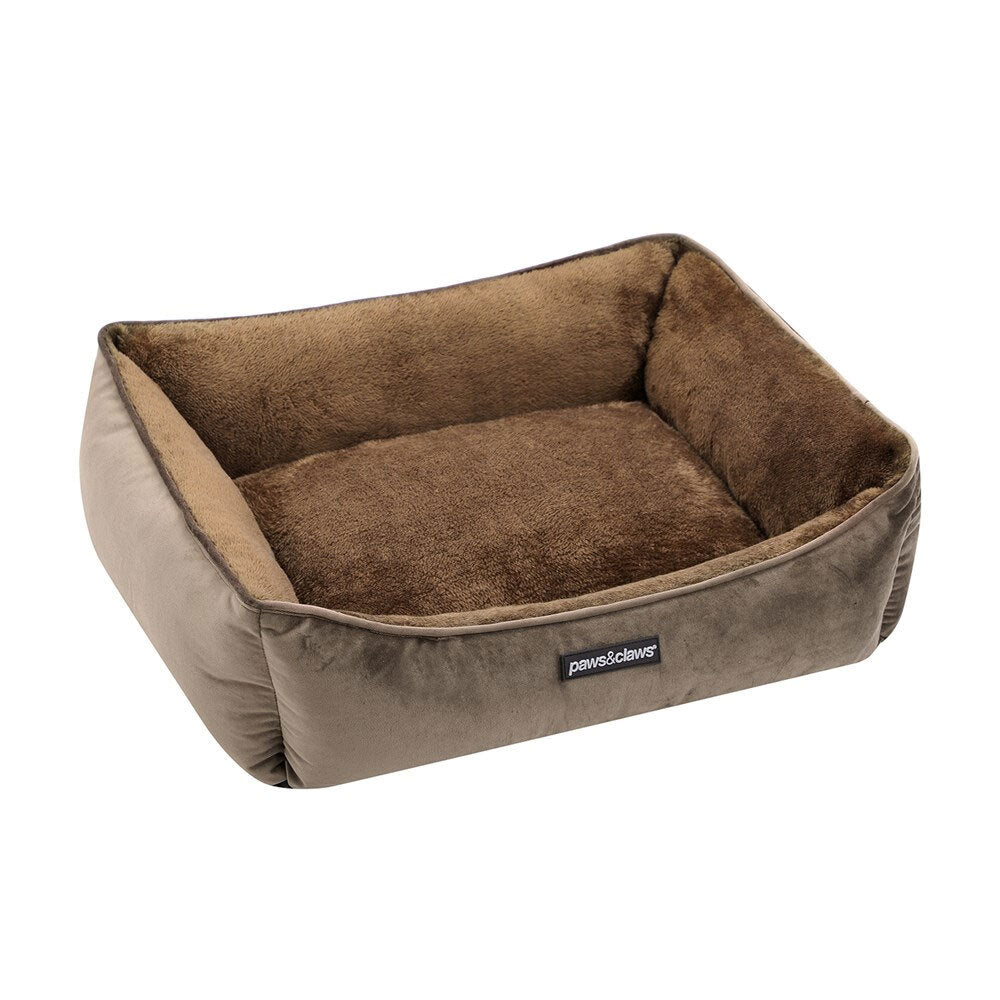29562-paws-claws-lux-60x50cm-walled-pet-bed-small-mocha