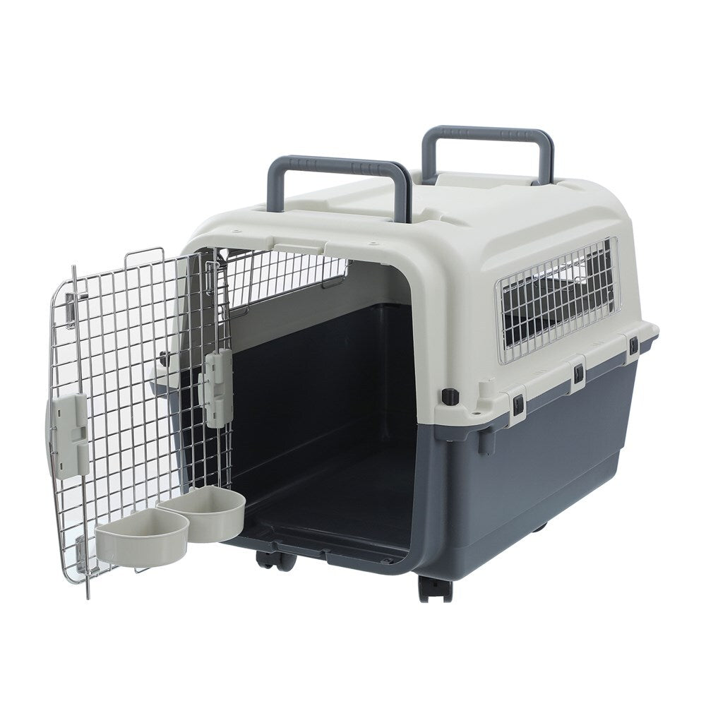 30223-paws-claws-67-5cm-w-wheels-tavel-pet-carrier-pro-med-white