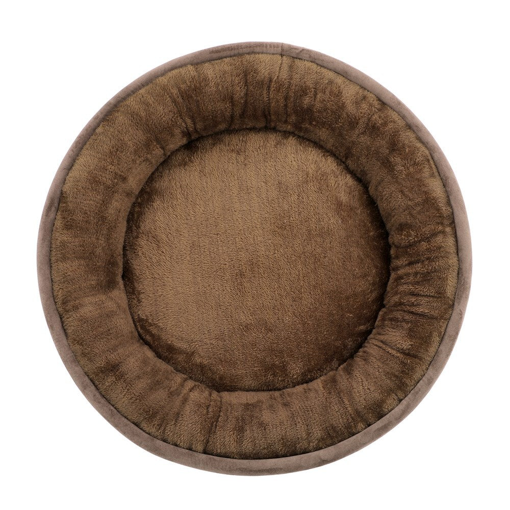 30278-paws-claws-lux-60x60cm-round-pet-bed-small-mocha