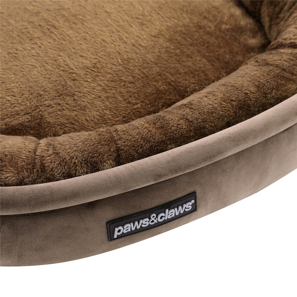 30278-paws-claws-lux-60x60cm-round-pet-bed-small-mocha