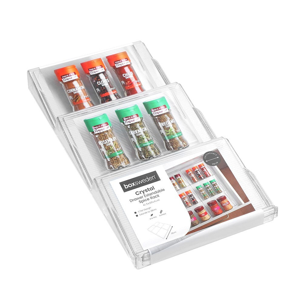 30322-boxsweden-crystal-41-5cm-extendable-drawer-spice-rack-clear
