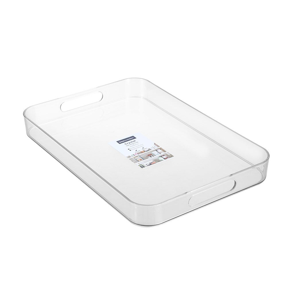 30612-boxsweden-43cm-crystal-serving-tray-organiser-clear