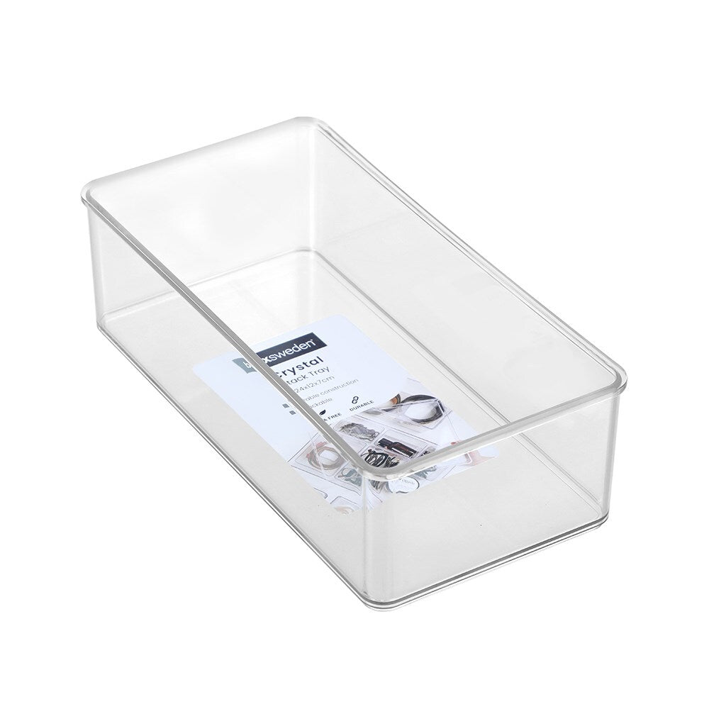 30643-boxsweden-24cm-crystal-stackable-tray-organiser-clear