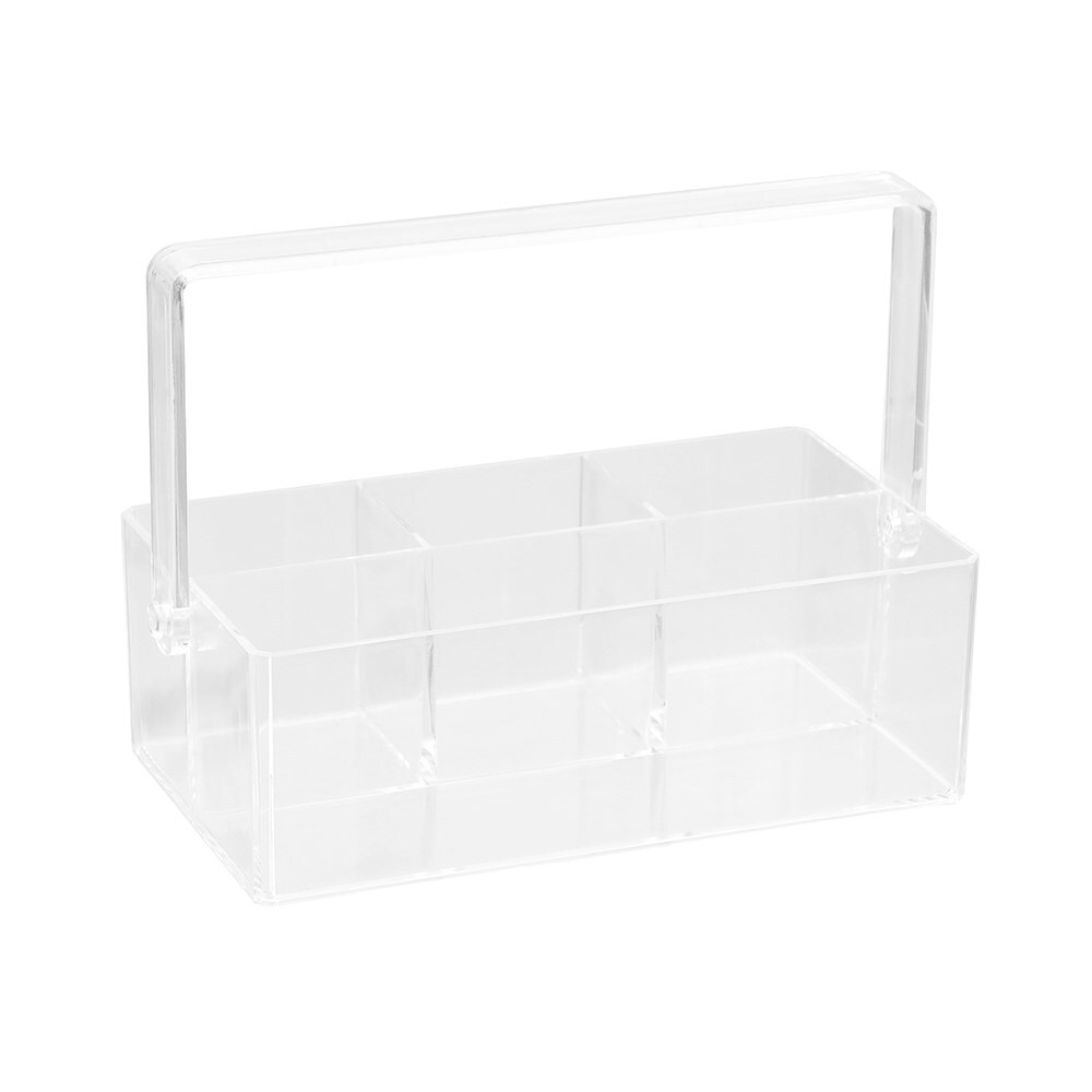 30810-boxsweden-24cm-crystal-4-compartment-organiser-caddy-w-folding-handle-clr