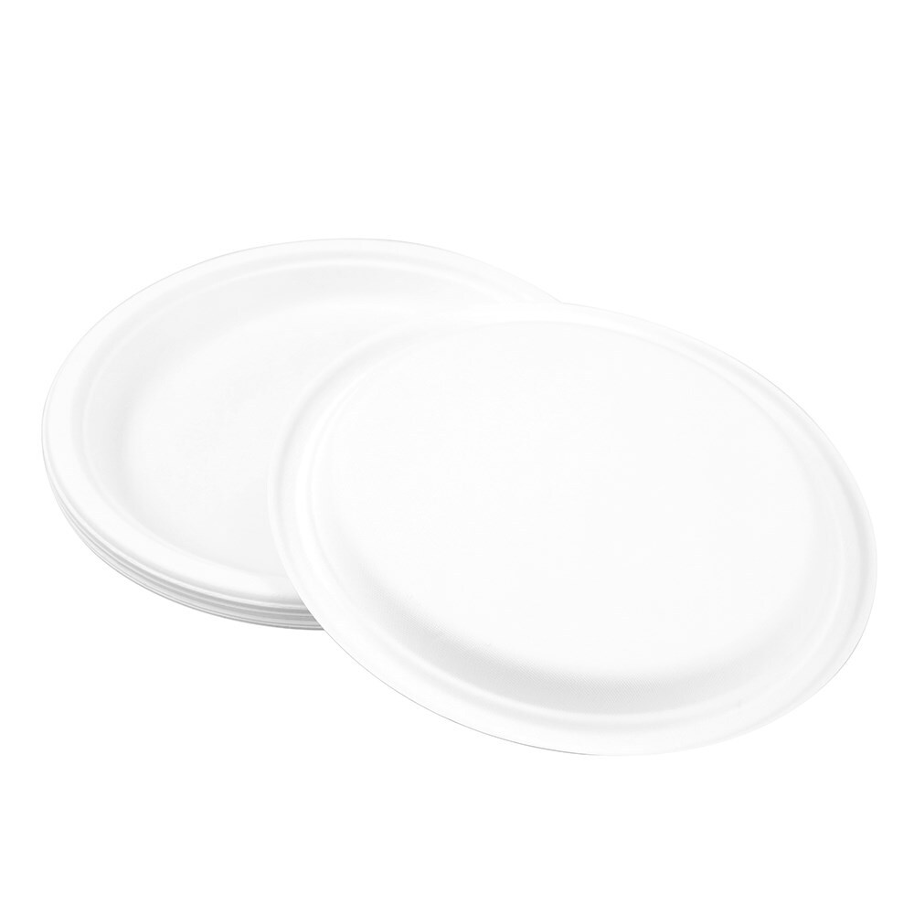 30995-10pk-lemon-lime-eco-sugarcane-26cm-dinner-plate-tableware-white