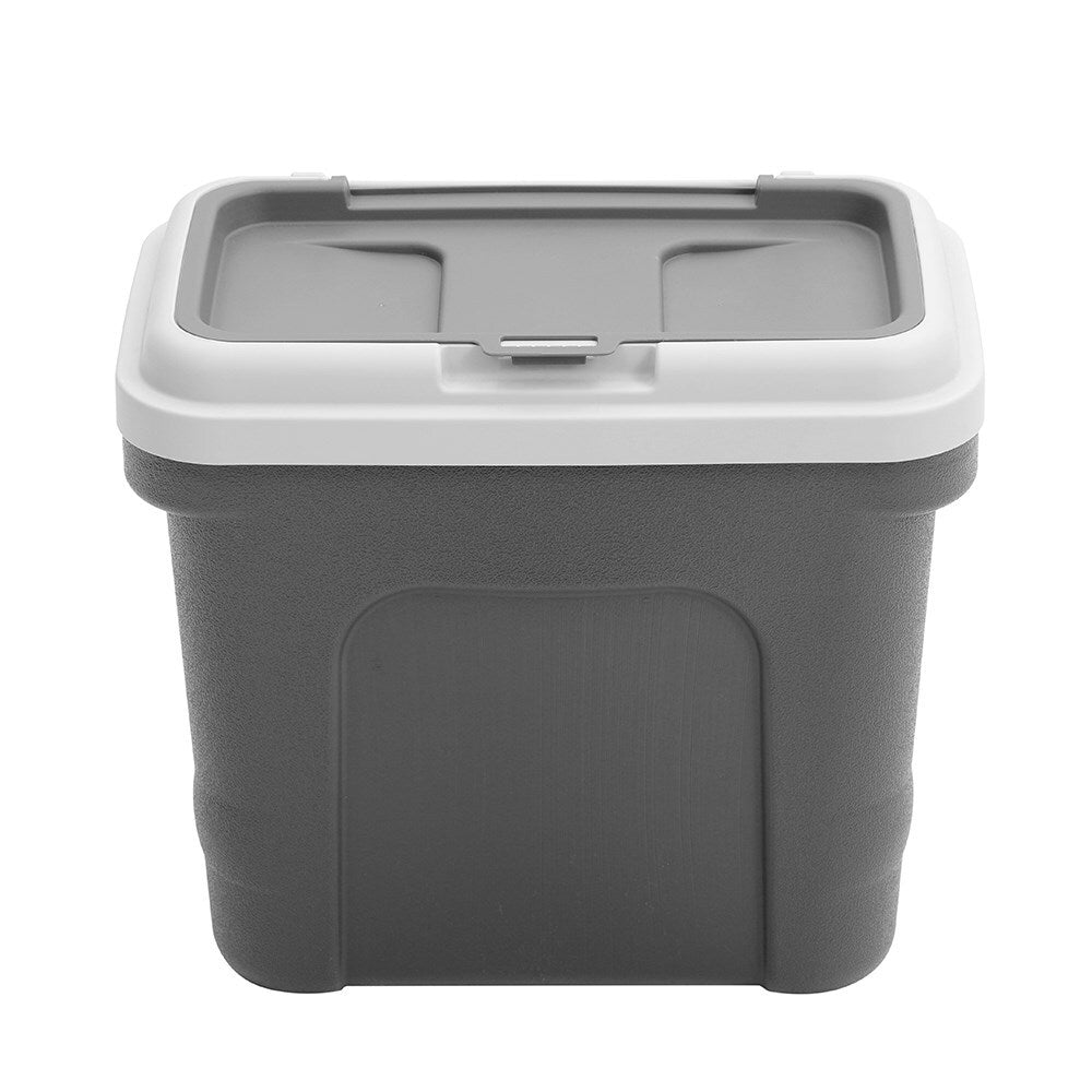 31190-paws-claws-49-5cm-30l-pet-dry-food-storer-w-scoop-grey