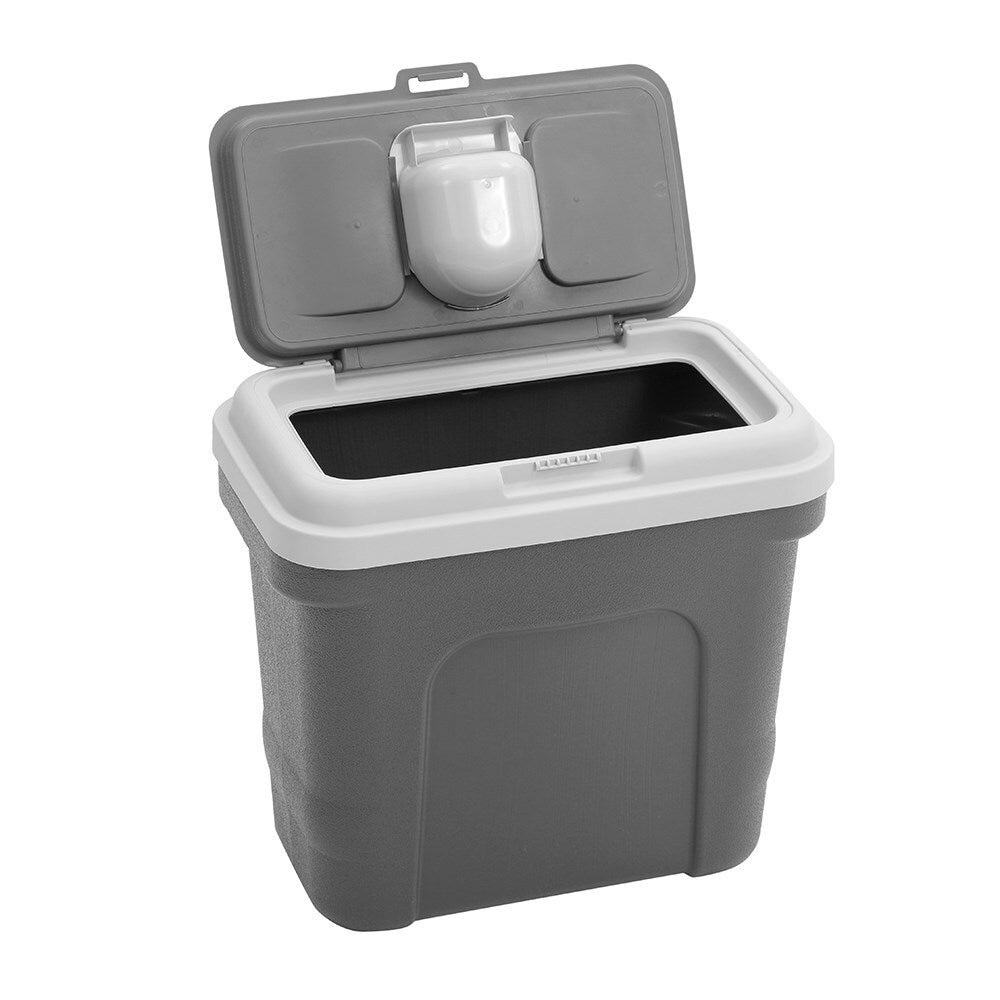 31190-paws-claws-49-5cm-30l-pet-dry-food-storer-w-scoop-grey