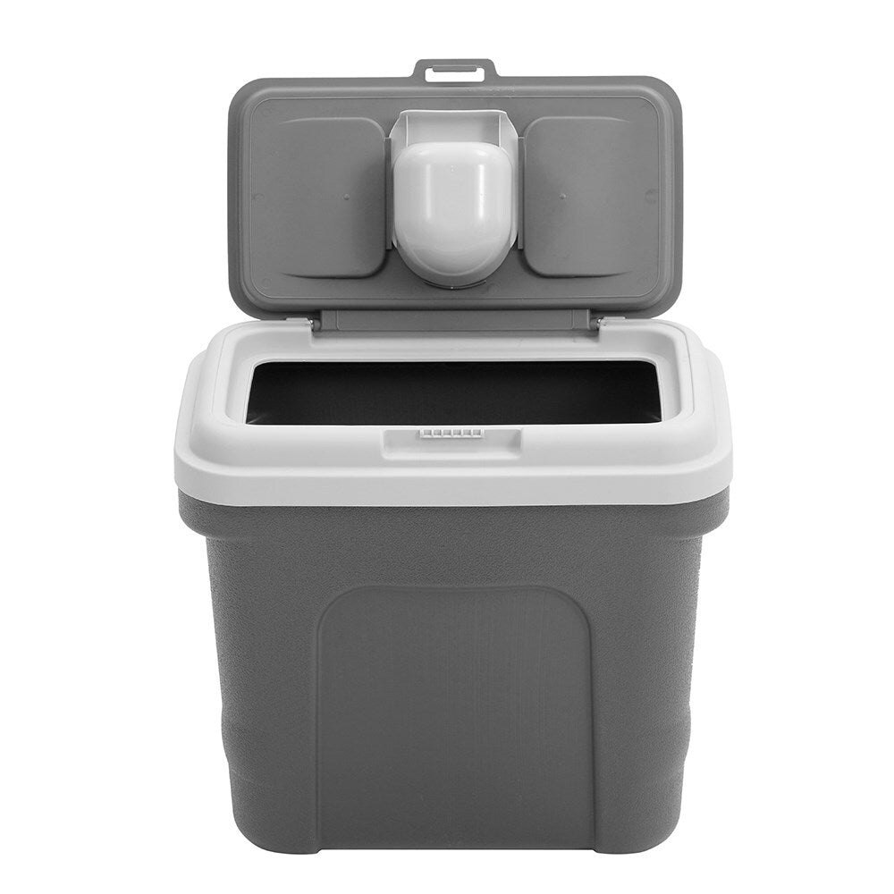 31190-paws-claws-49-5cm-30l-pet-dry-food-storer-w-scoop-grey